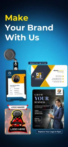 Pixel Lab Logo Maker & Flyer для iOS — скриншот 5