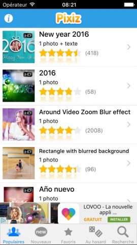 Pixiz для iOS — скриншот 1