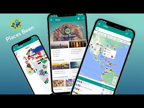 Places Been — Travel Tracker для Android — официальный трейлер