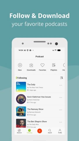 Podcast Player App — Podbean для Android — скриншот 4