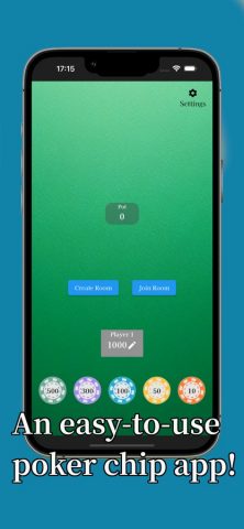 Poker Chips Anywhere для iOS — скриншот 1