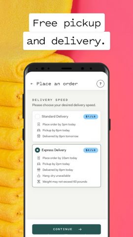 Poplin: Laundry Service для Android — скриншот 3