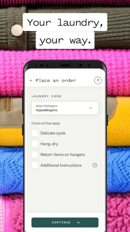 Poplin: Laundry Service для Android — скриншот 5