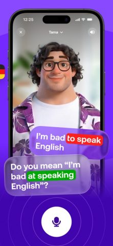 Praktika – AI Language Tutor для iOS — скриншот 2