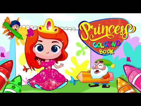 Принцесса раскраска девочек для Android — официальный трейлер