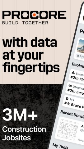 Procore для Android — скриншот 1