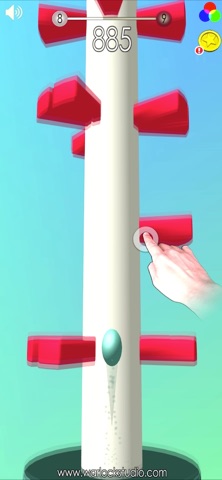 Прыгающий шарик : Rise On Top для iOS — официальный трейлер