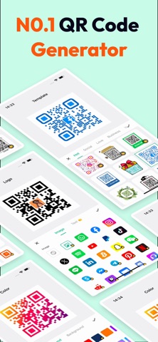 QR Code Generator, QR Template для iOS — официальный трейлер
