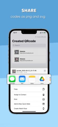 QR Code Maker для iOS — скриншот 4