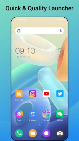 Quick Launcher for Android 16 для Android — скриншот 1