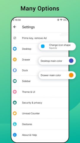 Quick Launcher for Android 16 для Android — скриншот 4