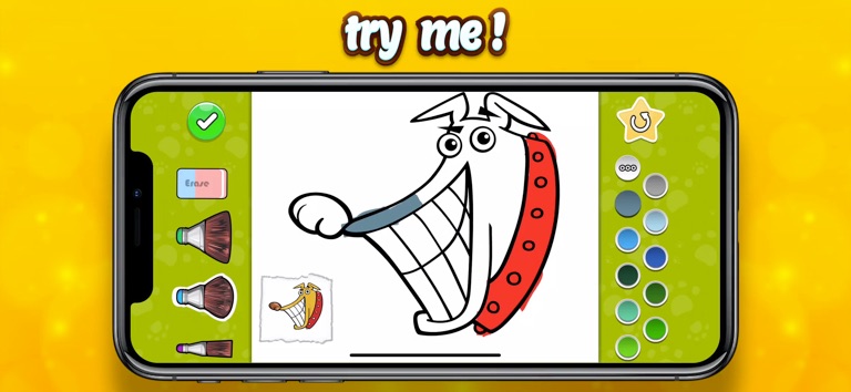 Раскраска — Собаки для iOS — официальный трейлер