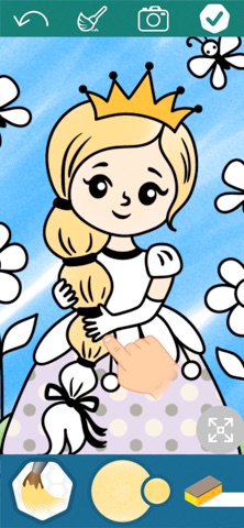 Раскраска для девочек-принцесс для iOS — официальный трейлер