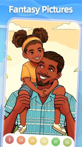 Раскраска по Номеру для Android — скриншот 2