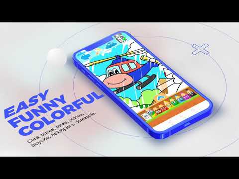 Раскраски транспорт для Android — официальный трейлер