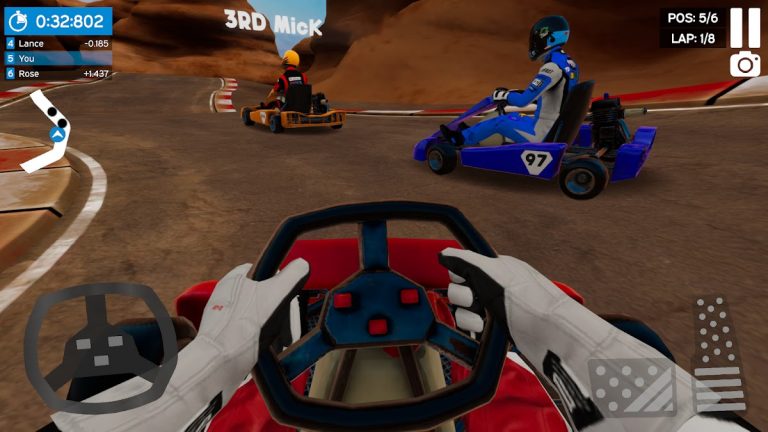 Real Go Kart Karting — Racing для Android — скриншот 3