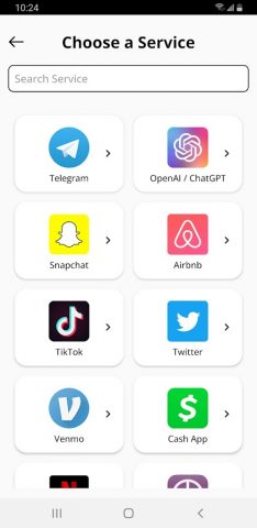 Receive SMS verification code для Android — скриншот 2
