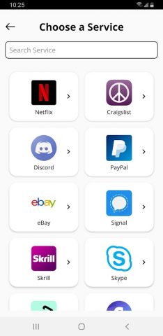 Receive SMS verification code для Android — скриншот 5