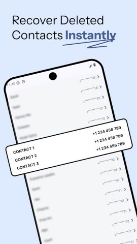Recover deleted contacts для Android — скриншот 1