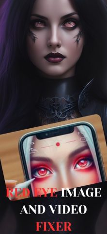 Red Eye Correction:Video-Image для iOS — скриншот 1