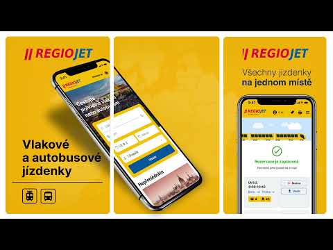 RegioJet для Android — официальный трейлер