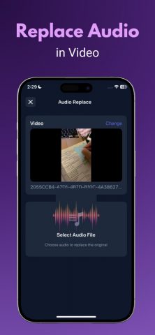 Remove Audio from Video: Muter для iOS — скриншот 4