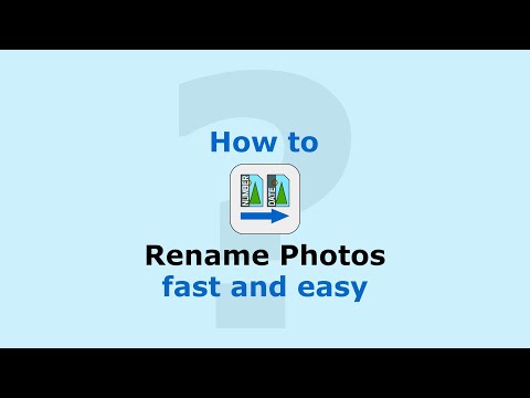 Rename Photos для Android — официальный трейлер