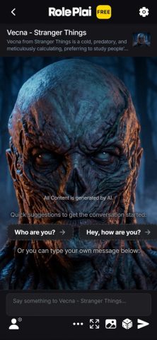 RolePlai — Ai Character Chat для iOS — скриншот 4