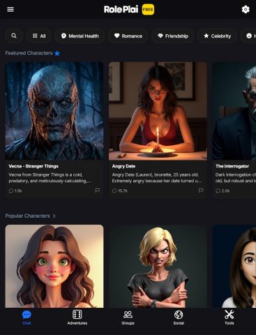 RolePlai — Ai Character Chat для Android — скриншот 5