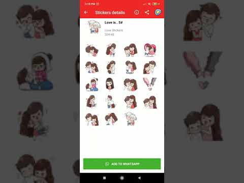 Романтические наклейки для Android — официальный трейлер