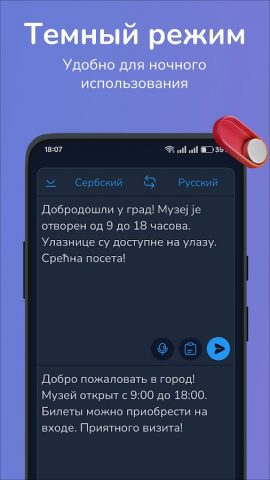 Русско-сербский переводчик для Android — скриншот 4