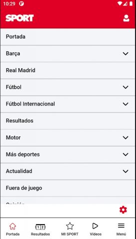 SPORT для Android — скриншот 3