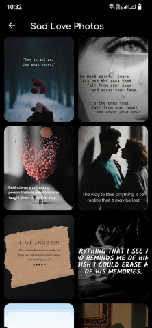 Sad Love Quotes & Broken Heart для Android — скриншот 2