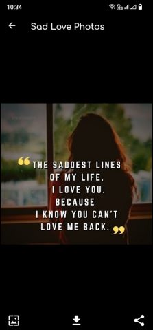 Sad Love Quotes & Broken Heart для Android — скриншот 3