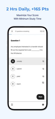 Santa — AI TOEIC/TOEFL для iOS — скриншот 3