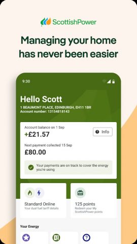 ScottishPower — Your Energy для Android — скриншот 1
