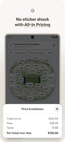 SeatGeek – Tickets to Events для Android — скриншот 5