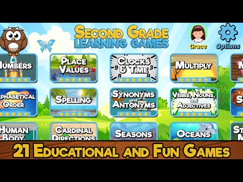 Second Grade Learning Games для Android — официальный трейлер