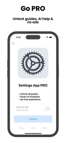 Settings App For Phone для iOS — скриншот 2