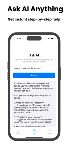 Settings App For Phone для iOS — скриншот 3