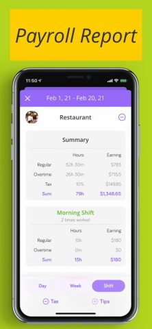 Shiftify, График дежурств смен для iOS — скриншот 3
