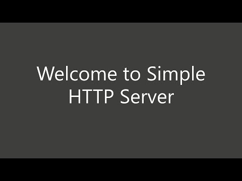 Simple HTTP Server для Android — официальный трейлер