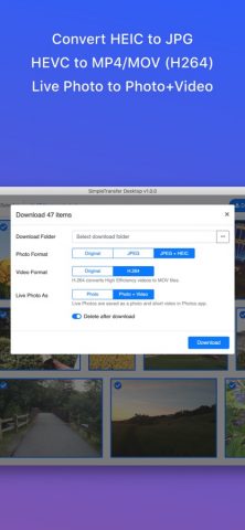 Simple Transfer — Photo+Video для iOS — скриншот 5