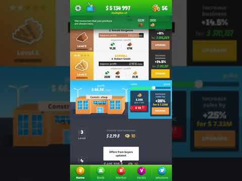 Симулятор бизнесмена 3: Idle для Android — официальный трейлер