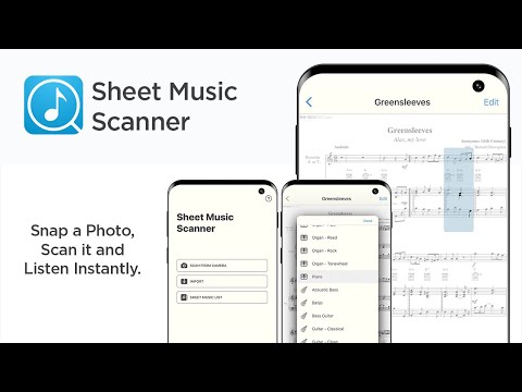 Сканер нот для Android — официальный трейлер