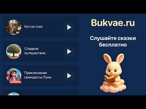 Сказки на ночь. Аудиосказки для Android — официальный трейлер