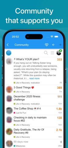 Sober Time — Sobriety Counter для iOS — скриншот 2