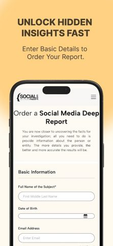 Social Network Finder для Android — скриншот 4