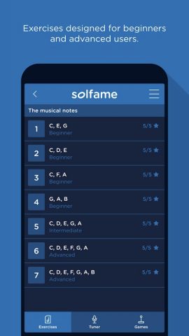 SolFaMe: голосовой тюнер для Android — скриншот 5
