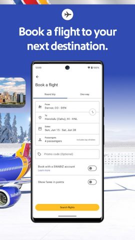 Southwest Airlines: Travel App для Android — скриншот 2